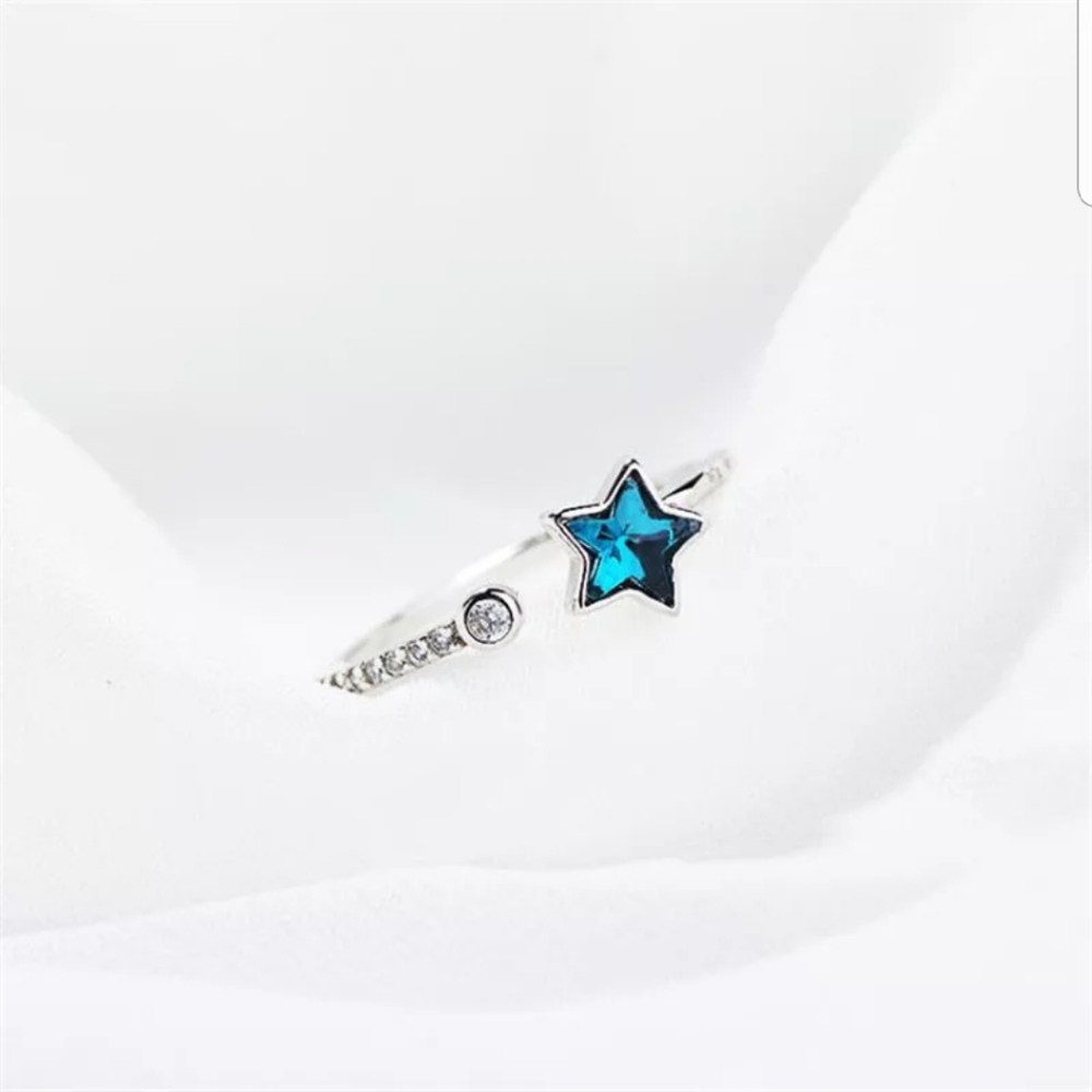 New deep sea blue five pointed star openin… - Picture 2 of 7